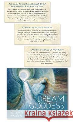 Dream Goddess Empowerment Deck Kelly Sullivan Walden Rassouli 9780738766195 Llewellyn Publications - książka