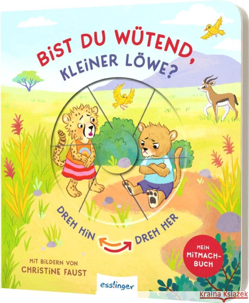 Dreh hin - Dreh her: Bist du wütend, kleiner Löwe? Kiel, Anja 9783480238828 Esslinger in der Thienemann-Esslinger Verlag  - książka