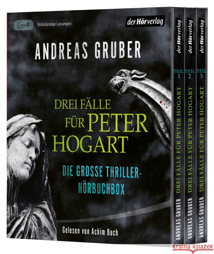 Drei Fälle für Peter Hogart, 6 Audio-CD, 6 MP3 Gruber, Andreas 9783844553574 DHV Der HörVerlag - książka
