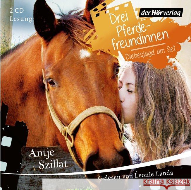 Drei Pferdefreundinnen - Diebesjagd am Set, 2 Audio-CDs : Ungekürzte Ausgabe, Lesung Szillat, Antje 9783844531015 DHV Der HörVerlag - książka