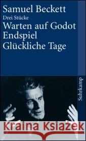 Drei Stücke : Warten auf Godot; Endspiel; Glückliche Tage Beckett, Samuel   9783518457511 Suhrkamp - książka