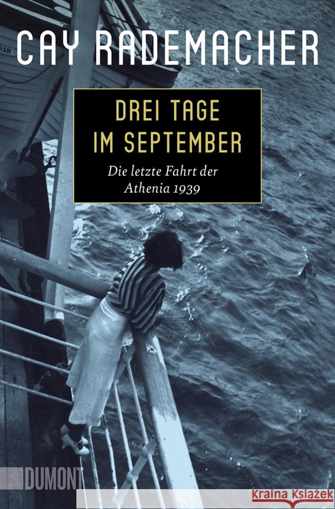 Drei Tage im September Rademacher, Cay 9783832166656 DuMont Buchverlag Gruppe - książka