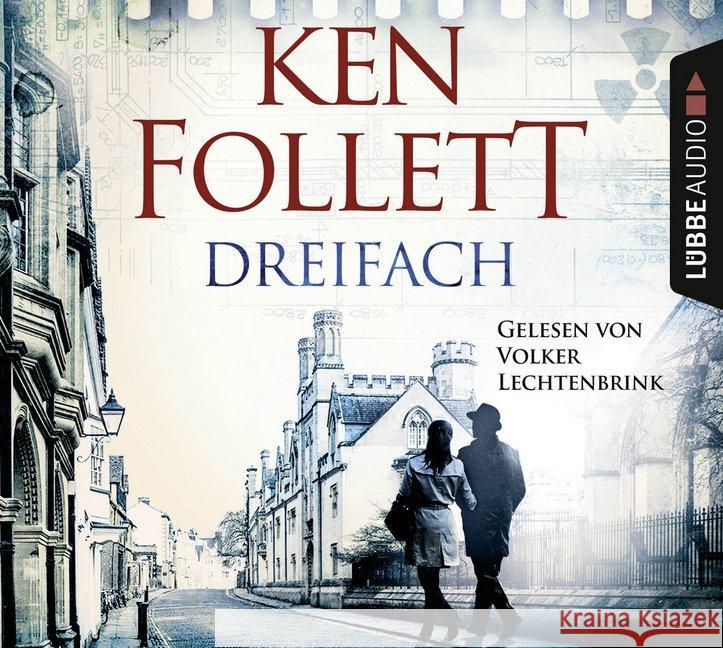 Dreifach, 6 Audio-CDs : Thriller . . , Lesung. Gekürzte Ausgabe Follett, Ken 9783785756058 Bastei Lübbe - książka