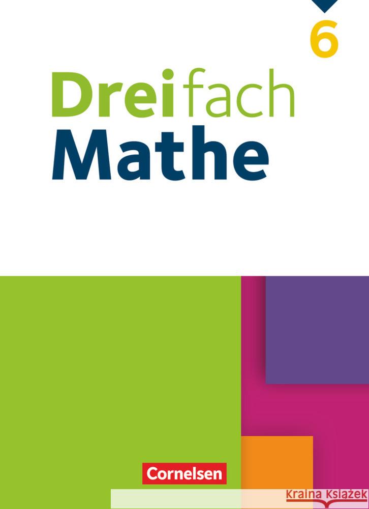 Dreifach Mathe - Ausgabe 2021 - 6. Schuljahr  9783060436095 Cornelsen Verlag - książka