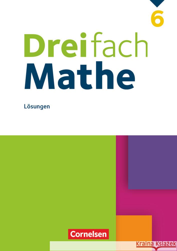 Dreifach Mathe - Ausgabe 2021 - 6. Schuljahr  9783060436378 Cornelsen Verlag - książka