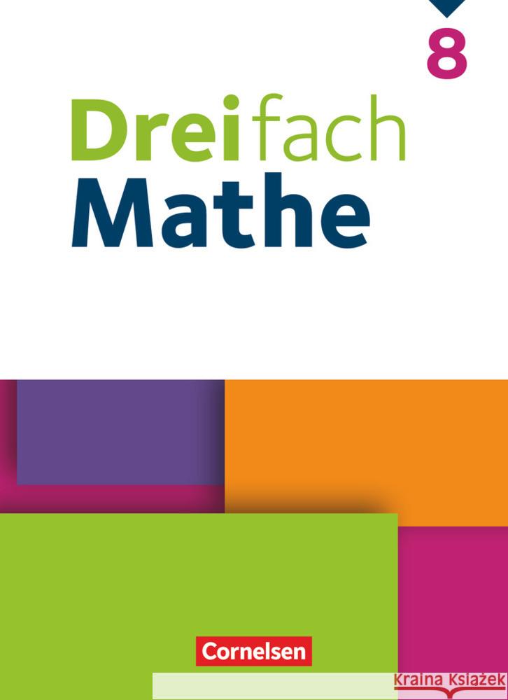 Dreifach Mathe - Ausgabe 2021 - 8. Schuljahr  9783060436118 Cornelsen Verlag - książka