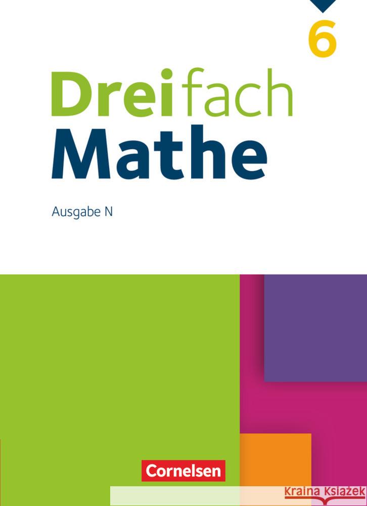 Dreifach Mathe - Ausgabe N - 6. Schuljahr Schülerbuch  9783060436699 Cornelsen Verlag - książka