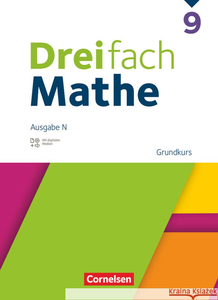 Dreifach Mathe - Ausgabe N - 9. Schuljahr  9783060436729 Cornelsen Verlag - książka