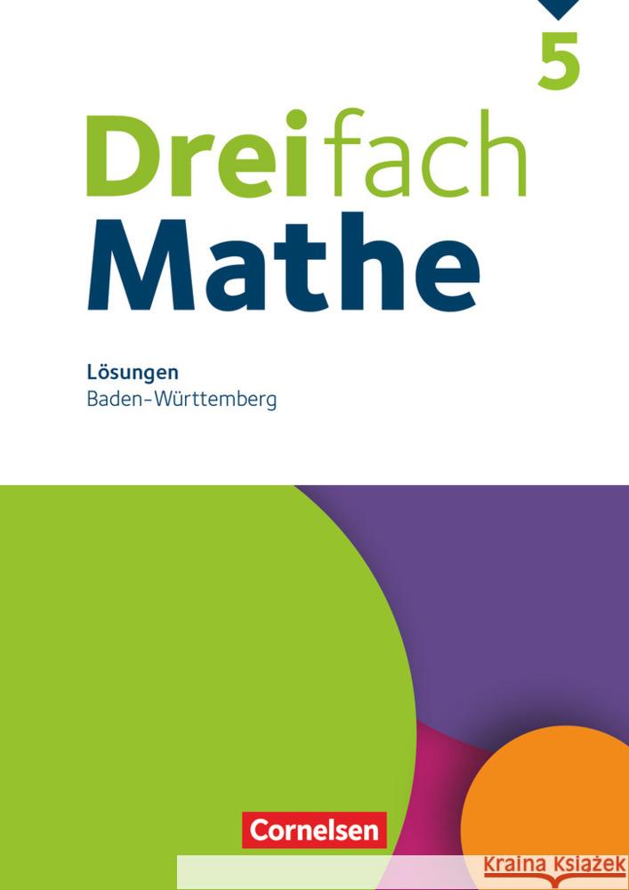 Dreifach Mathe - Baden-Württemberg - 5. Schuljahr  9783060044399 Cornelsen Verlag - książka