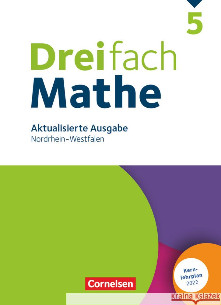 Dreifach Mathe - Nordrhein-Westfalen - Aktualisierte Ausgabe 2022 - 5. Schuljahr Buchmann, Anja, Simon, Ariane, Stein, Godehard 9783060001613 Cornelsen Verlag - książka