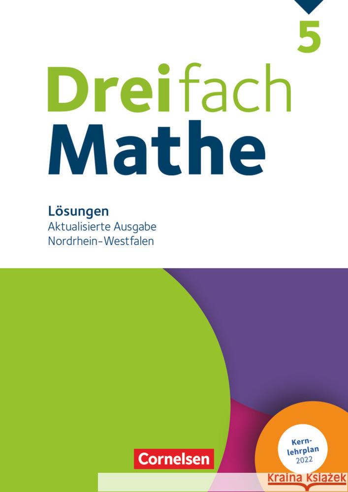 Dreifach Mathe - Nordrhein-Westfalen - Aktualisierte Ausgabe 2022 - 5. Schuljahr  9783060001637 Cornelsen Verlag - książka