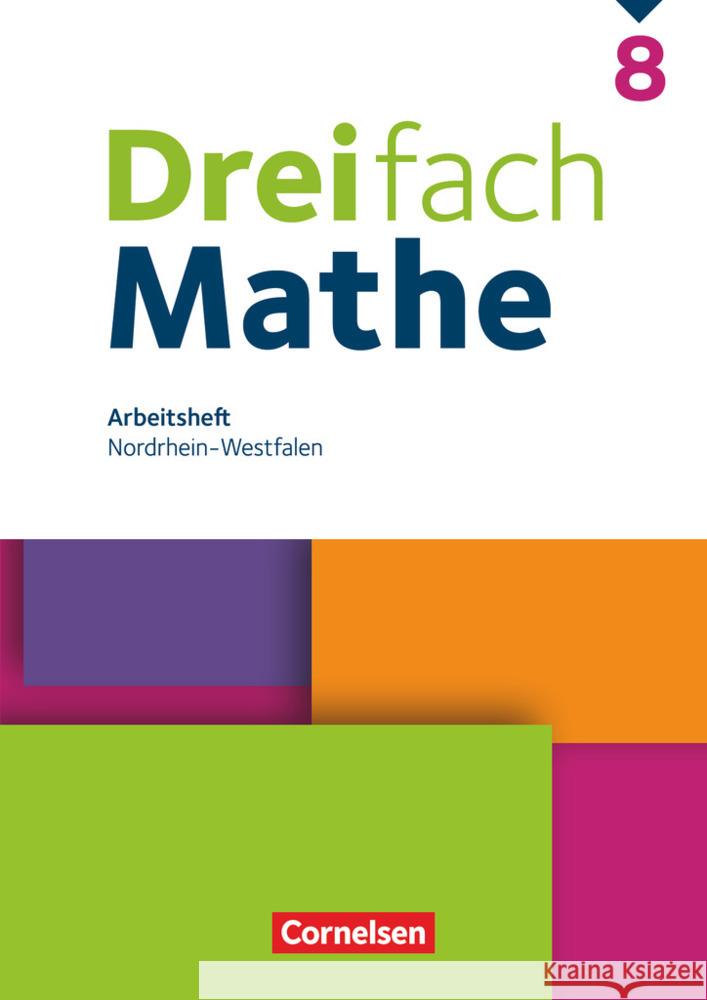 Dreifach Mathe - Nordrhein-Westfalen - Ausgabe 2020/2022 - 8. Schuljahr  9783060437504 Cornelsen Verlag - książka