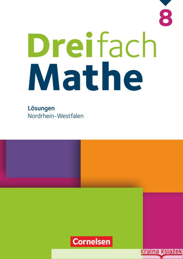 Dreifach Mathe - Nordrhein-Westfalen - Ausgabe 2020/2022 - 8. Schuljahr  9783060437597 Cornelsen Verlag - książka