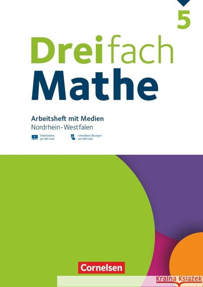 Dreifach Mathe - Nordrhein-Westfalen - Ausgabe 2022 - 5. Schuljahr  9783060026029 Cornelsen Verlag - książka