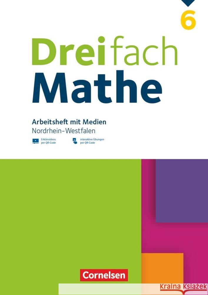Dreifach Mathe - Nordrhein-Westfalen - Ausgabe 2022 - 6. Schuljahr  9783060026036 Cornelsen Verlag - książka