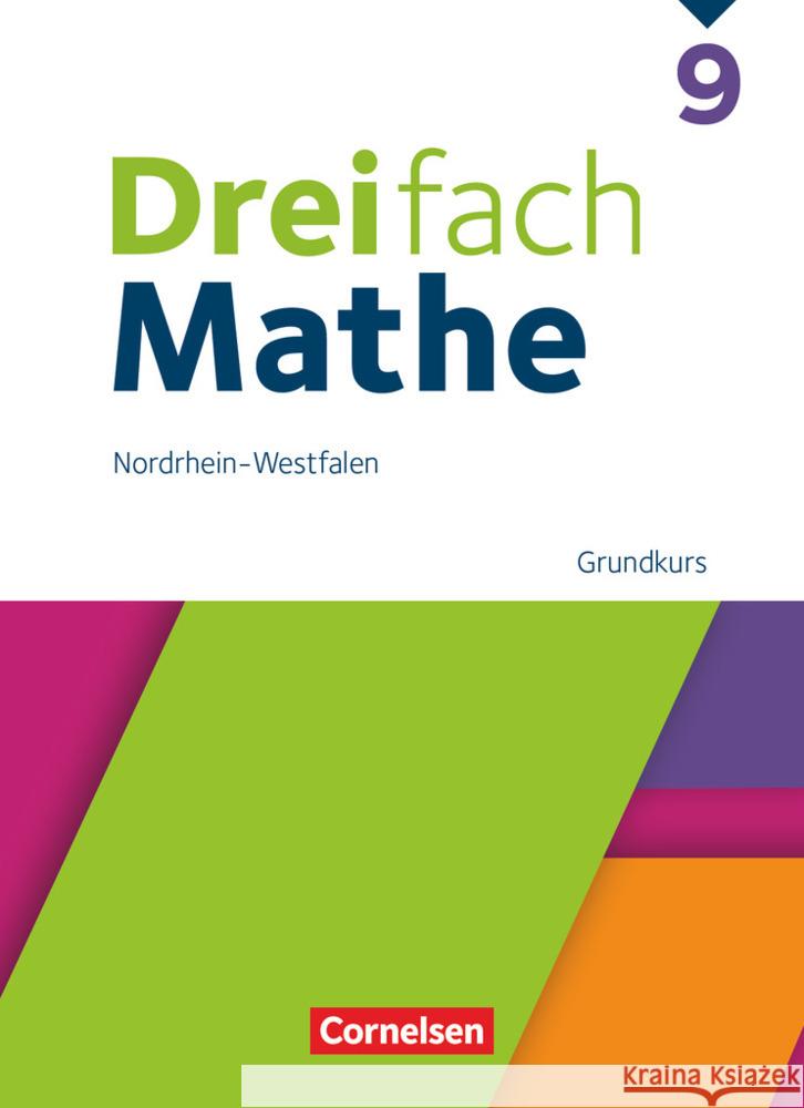 Dreifach Mathe - Nordrhein-Westfalen - Ausgabe 2022 - 9. Schuljahr  9783060437320 Cornelsen Verlag - książka