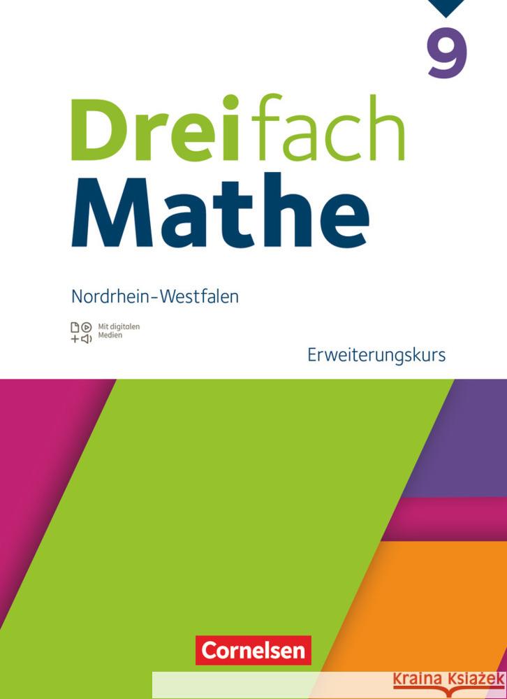 Dreifach Mathe - Nordrhein-Westfalen - Ausgabe 2022 - 9. Schuljahr  9783060437337 Cornelsen Verlag - książka