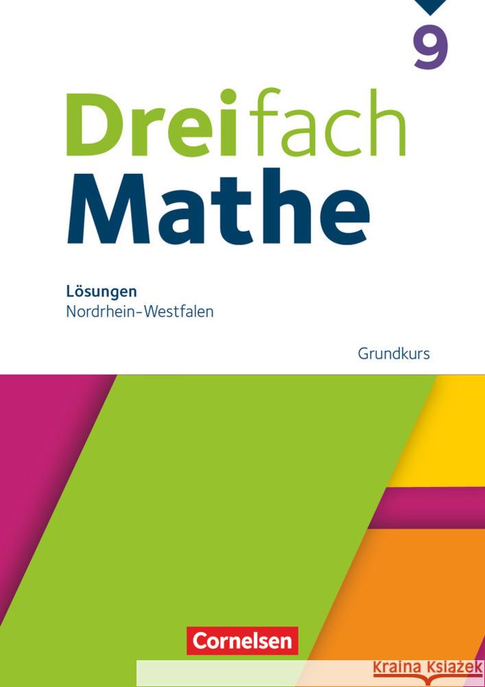 Dreifach Mathe - Nordrhein-Westfalen - Ausgabe 2022 - 9. Schuljahr  9783060437603 Cornelsen Verlag - książka