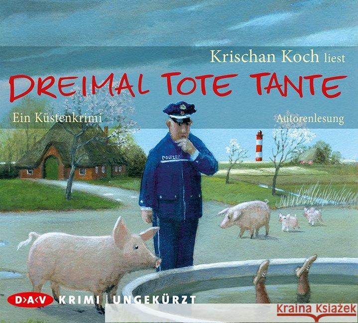 Dreimal tote Tante. Ein Küstenkrimi, 5 Audio-CDs : Ungekürzte Autorenlesung Koch, Krischan 9783862316717 Der Audio Verlag, DAV - książka