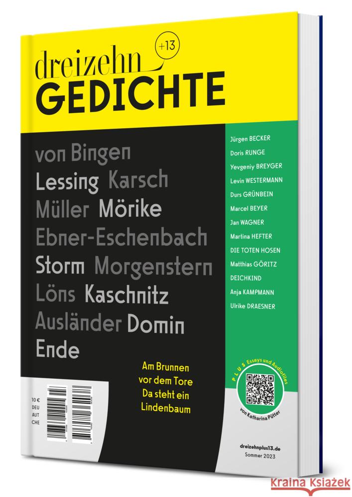 dreizehn +13 Gedichte Wurm, Oliver, Pütter, Katharina, Heine, Barbara 9783982362038 Wurm - książka