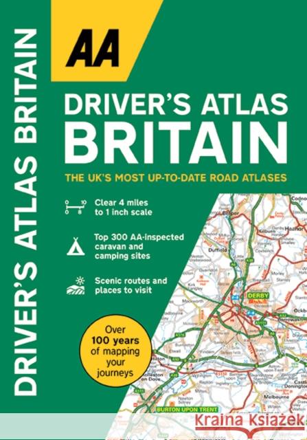 Drivers' Atlas Britain  9780749583354 AA Publishing - książka