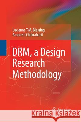 Drm, a Design Research Methodology Blessing, Lucienne T. M. 9781447157748 Springer - książka