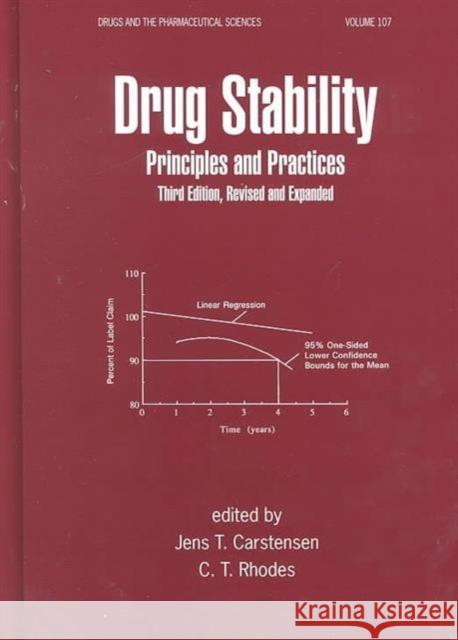 Drug Stability, Revised, and Expanded: Principles and Practices Carstensen, Jens 9780824703769 Informa Healthcare - książka