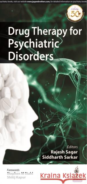 Drug Therapy for Psychiatric Disorders Rajesh Sagar Siddharth Sarkar  9789352704705 Jaypee Brothers Medical Publishers - książka