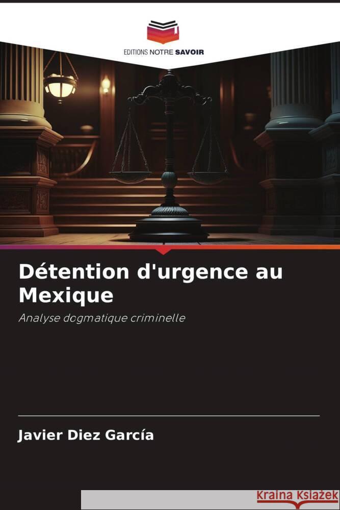 Détention d'urgence au Mexique Díez García, Javier 9786207080939 Editions Notre Savoir - książka