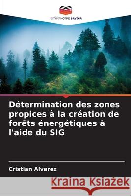 Détermination des zones propices à la création de forêts énergétiques à l'aide du SIG Álvarez, Cristian 9786209340499 Editions Notre Savoir - książka