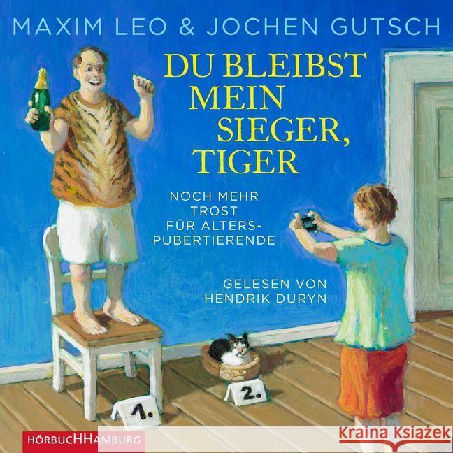 Du bleibst mein Sieger, Tiger, 3 Audio-CDs : Noch mehr Trost für Alterspubertierende: 3 CDs, Lesung. CD Standard Audio Format. Ungekürzte Ausgabe Leo, Maxim; Gutsch, Jochen 9783957131683 Hörbuch Hamburg - książka