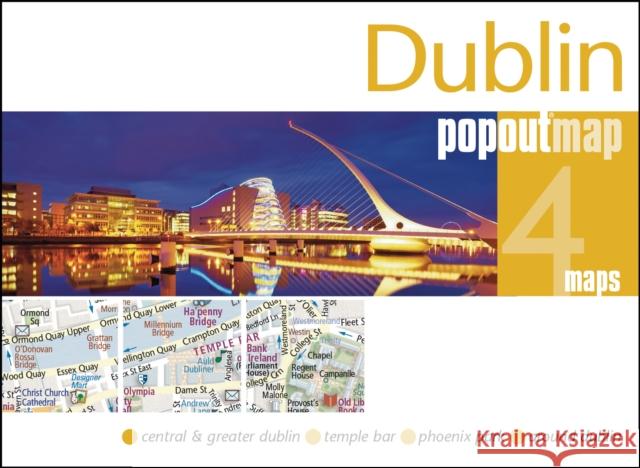 Dublin PopOut Map  9781910218907 Heartwood Publishing - książka