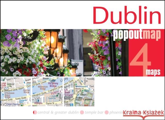 Dublin PopOut Map - pocket size, pop up map of Dublin city centre  9781917131469 Pop Out - książka