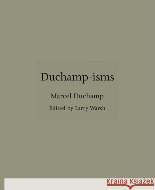 Duchamp-Isms Larry Warsh 9780691274485 Princeton University Press - książka