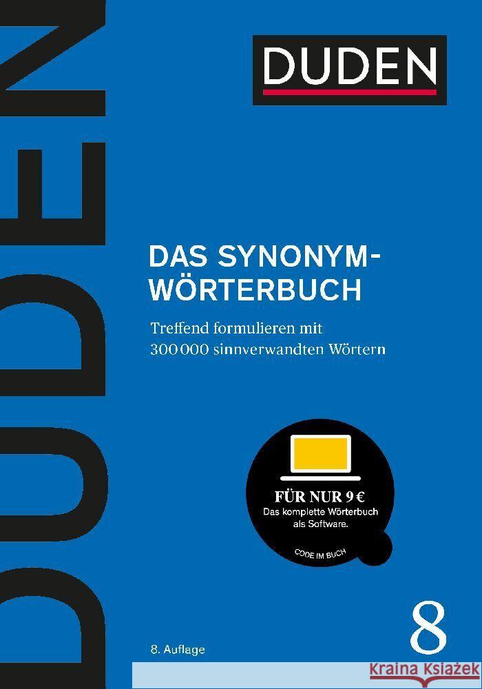 Duden - Das Synonymwörterbuch  9783411040889 Duden - książka