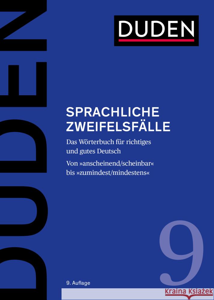 Duden - Sprachliche Zweifelsfälle Hennig, Mathilde, Schneider, Jan Georg, Osterwinter, Ralf 9783411040995 Duden - książka