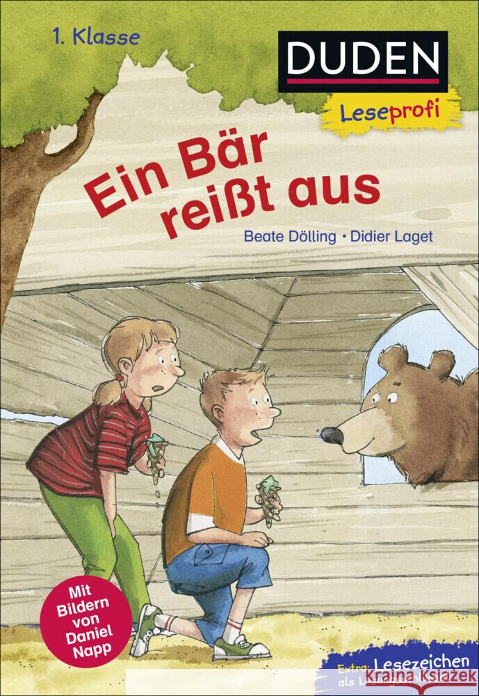 Duden Leseprofi - Ein Bär reißt aus, 1. Klasse Dölling, Beate, Laget, Didier 9783737336444 FISCHER Duden - książka