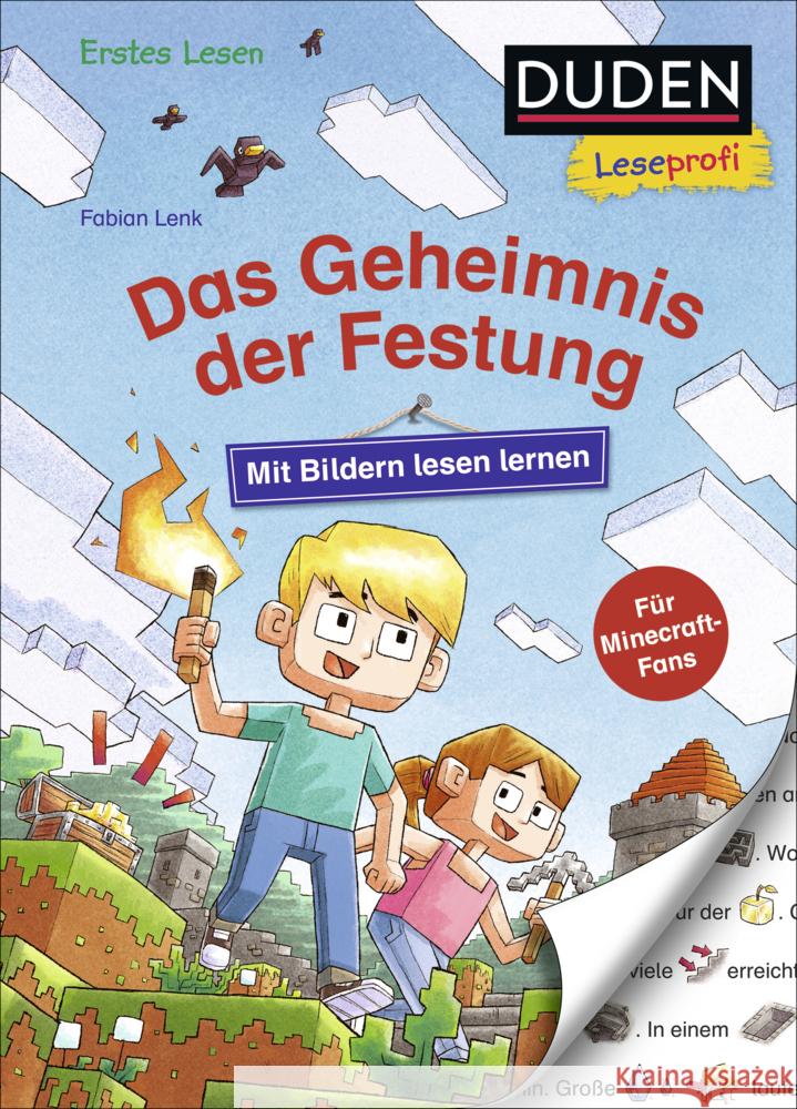 Duden Leseprofi - Mit Bildern lesen lernen: Das Geheimnis der Festung Lenk, Fabian 9783737336314 FISCHER Duden - książka