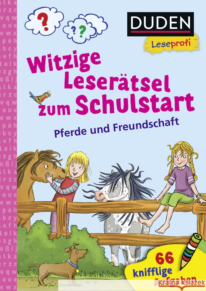 Duden Leseprofi - Witzige Leserätsel zum Schulstart - Pferde und Freundschaft, 1. Klasse Moll, Susanna 9783737336468 FISCHER Duden - książka