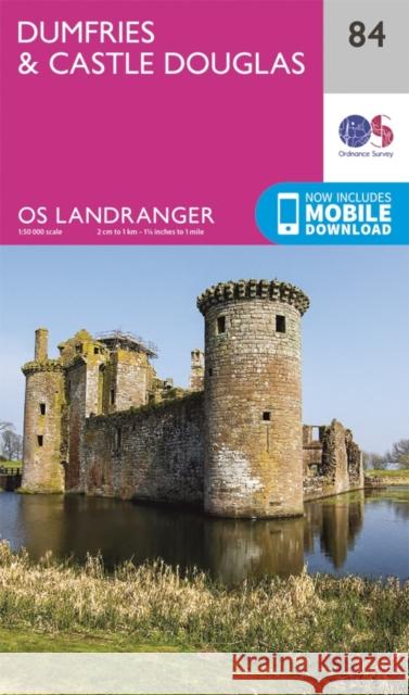 Dumfries & Castle Douglas Ordnance Survey 9780319261828 Ordnance Survey - książka