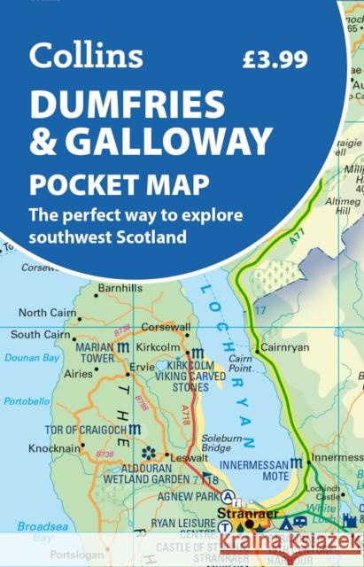 Dumfries & Galloway Pocket Map: The Perfect Way to Explore Southwest Scotland Collins Maps 9780008780449 HarperCollins Publishers - książka