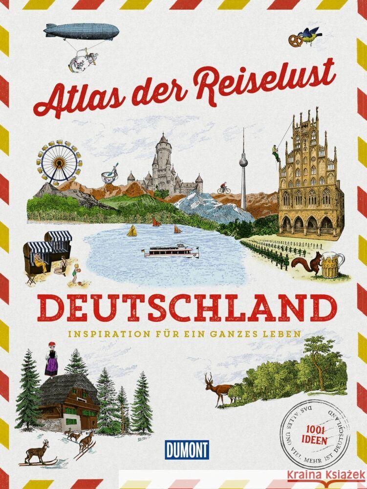 DuMont Bildband Atlas der Reiselust Deutschland  9783616031569 DuMont Reiseverlag - książka