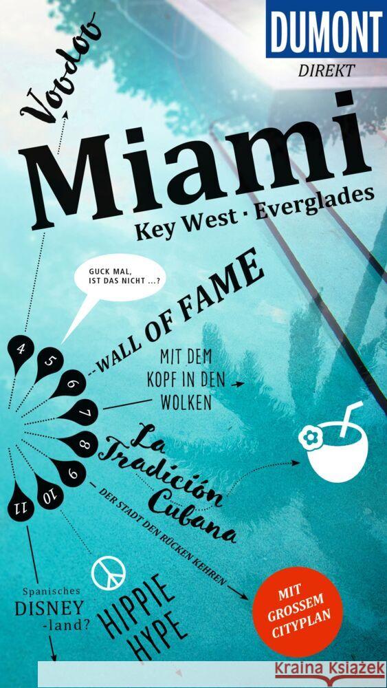 DuMont direkt Reiseführer Miami, Key West, Everglades Kordy, Steffi, Moll, Sebastian 9783616010892 DuMont Reiseverlag - książka
