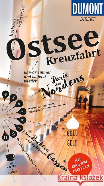 DuMont direkt Reiseführer Ostsee Kreuzfahrt : Mit großem Faltplan Nowak, Christian 9783616010342 DuMont Reiseverlag - książka