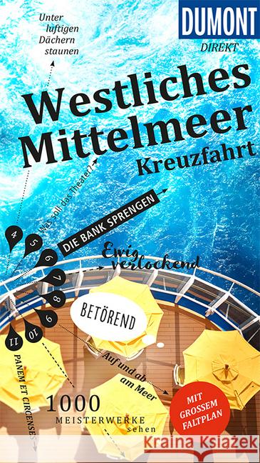 DuMont direkt Reiseführer Westliches Mittelmeer Kreuzfahrt : Mit großem Faltplan Nielitz-Hart, Lilly; Hart, Simon 9783616010281 DuMont Reiseverlag - książka