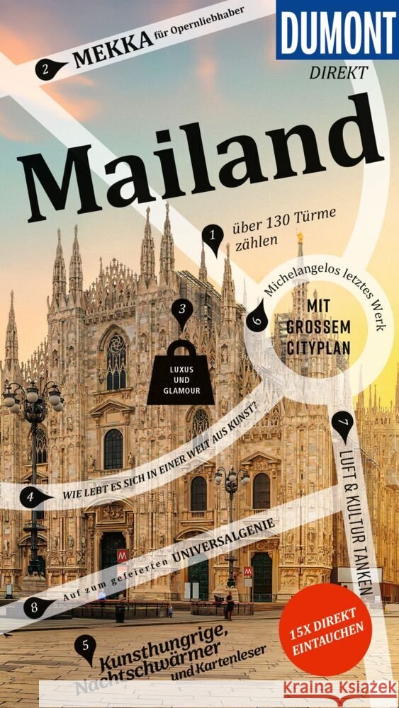 DUMONT direkt Reiseführer Mailand Lonmon, Aylie 9783616001555 DUMONT Reise ein Imprint von MAIRDUMONT - książka