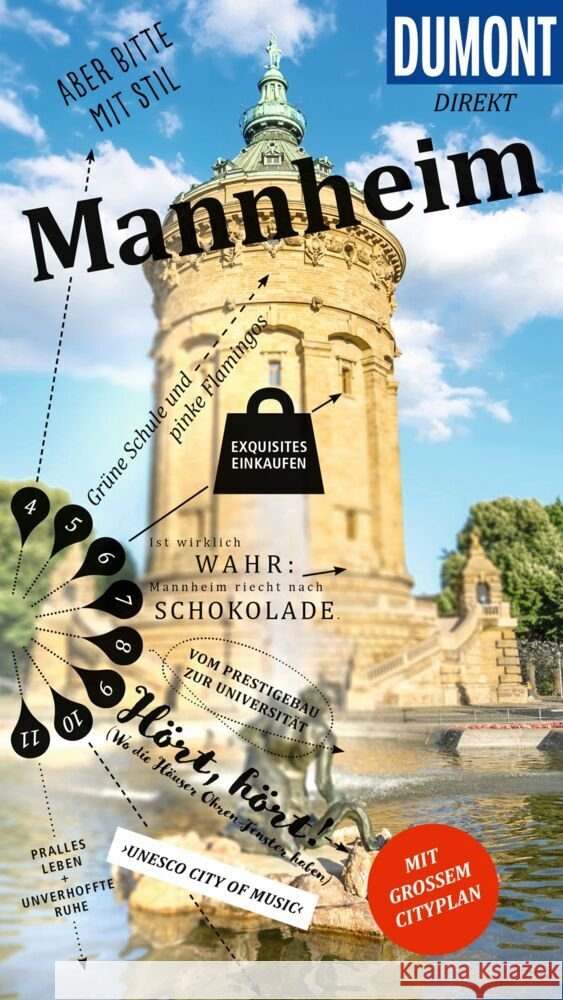 DuMont direkt Reiseführer Mannheim Wind, Annika 9783616000718 DuMont Reiseverlag - książka
