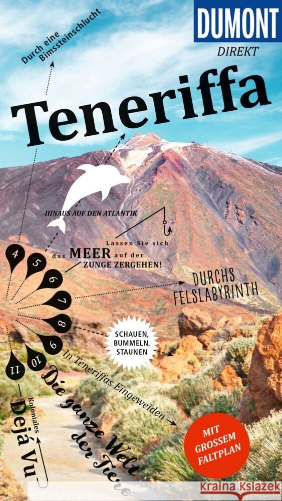 DUMONT direkt Reiseführer Teneriffa Gawin, Izabella 9783616000688 DUMONT Reise ein Imprint von MAIRDUMONT - książka