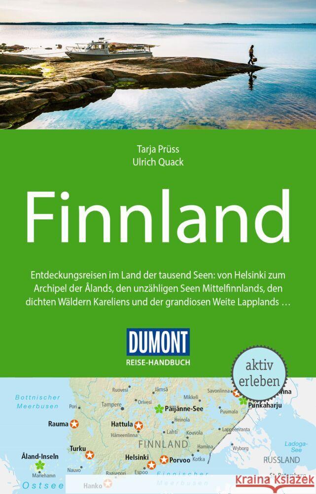 DuMont Reise-Handbuch Reiseführer Finnland Quack, Ulrich, Prüß, Tarja 9783616016177 DuMont Reiseverlag - książka