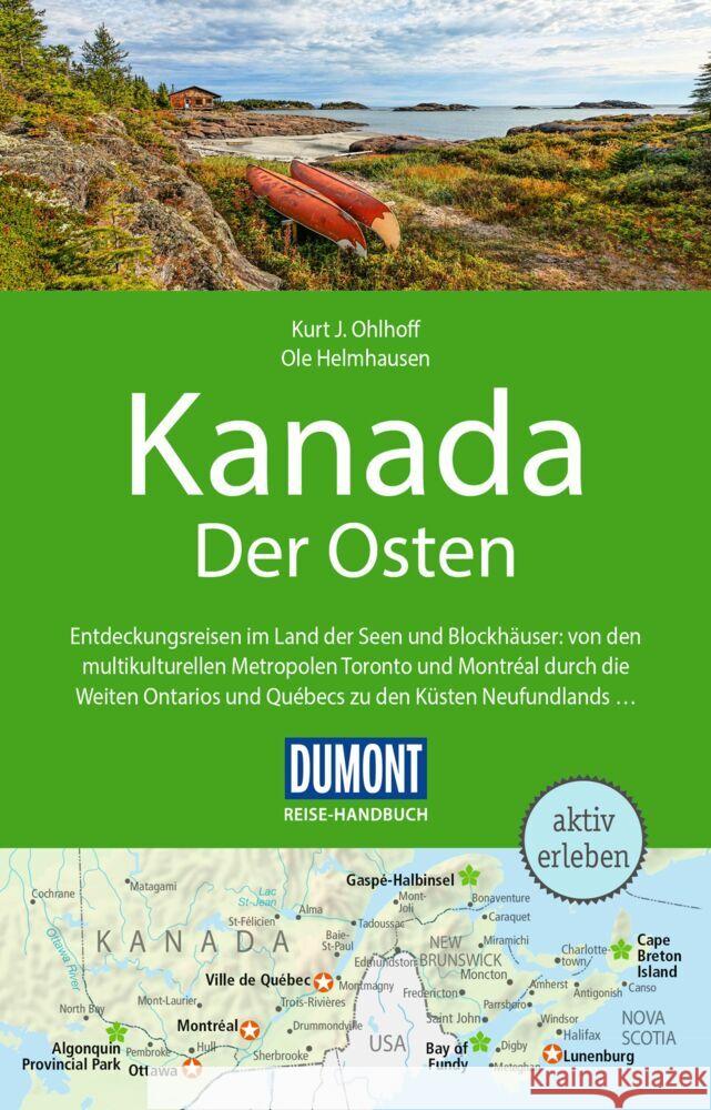 DuMont Reise-Handbuch Reiseführer Kanada, Der Osten Ohlhoff, Kurt Jochen, Helmhausen, Ole 9783616016238 DuMont Reiseverlag - książka